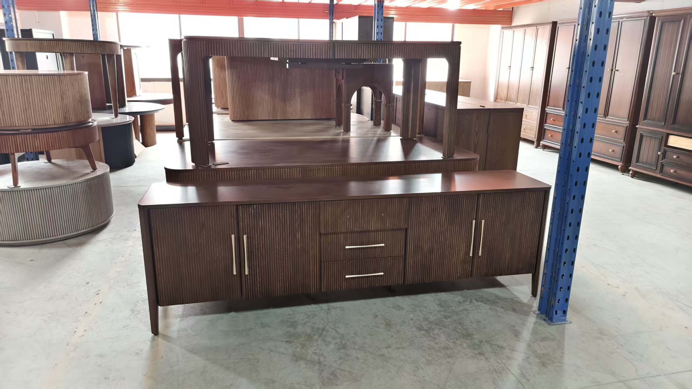 Solid Wood Side Cabinet
